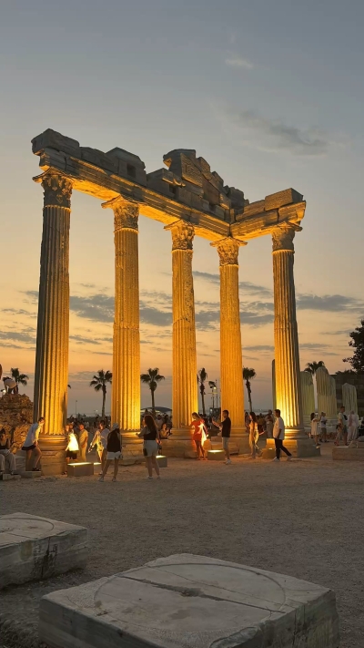 Sunset in Side is Unmissable | Discover with Sky Rent A Car Privileges